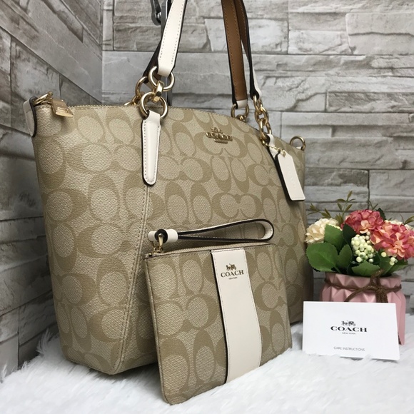 👜COACH SET🌺SMALL KELSEY SATCHEL & WRISTLET - Picture 3 of 8